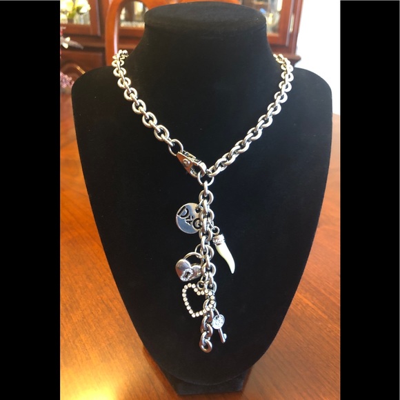 Dolce & Gabbana Jewelry - Dolce & Gabanna Silver Tone Y necklace with charms